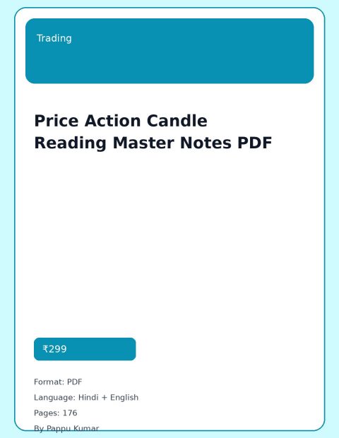 Price Action Candle Reading Master Notes PDF cover image