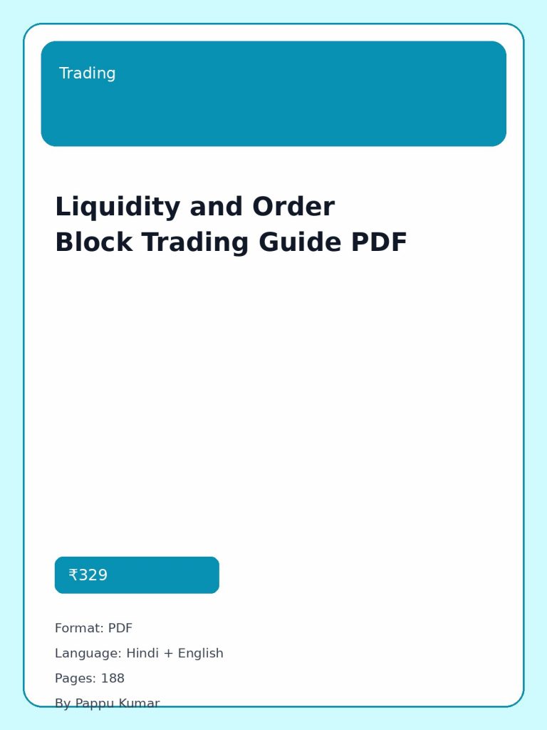 Liquidity and Order Block Trading Guide PDF cover image