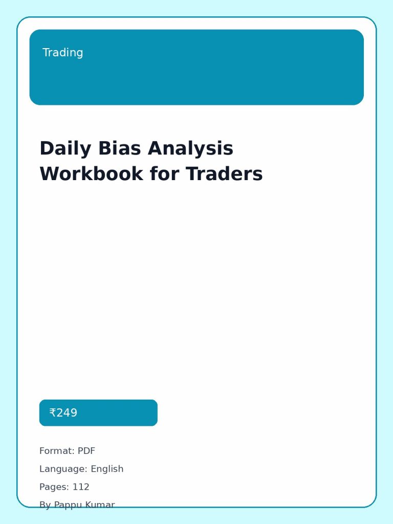 Daily Bias Analysis Workbook for Traders cover image